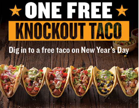 free knockout taco at qdoba on 1 1 free stuff finder