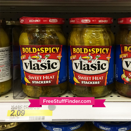 $0.88 (Reg $2.09) Vlasic Stackers Pickles at Target