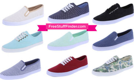 Buy 1 Get 1 FREE Women's Canvas Sneakers (Only $10!) | Free Stuff Finder