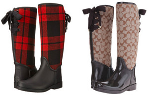 HOT* $ (Reg $128) Coach Tristee Rain Boots | Free Stuff Finder