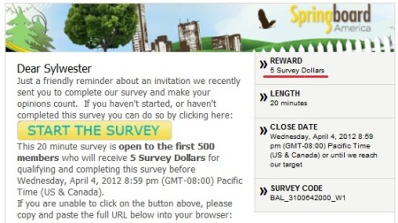 HOT* Earn $1-$5 for Surveys with Springboard America - Free Stuff 