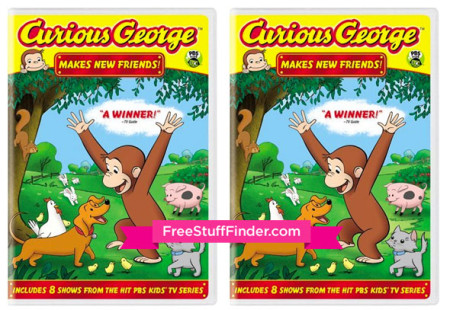 $3.99 (Reg $15) Curious George Makes New Friends DVD