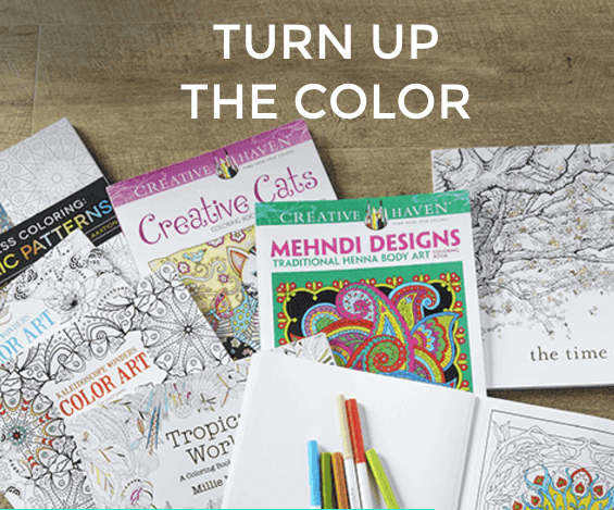 $5 (Reg $10) Adult Coloring Books at Michaels (Today & In-Store Only)