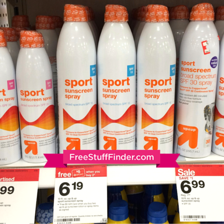 target spray sunscreen