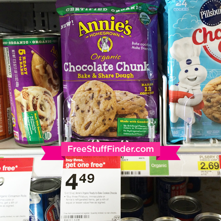$1.68 (Reg $4.49) Annie's Organic Cookie Dough at Target