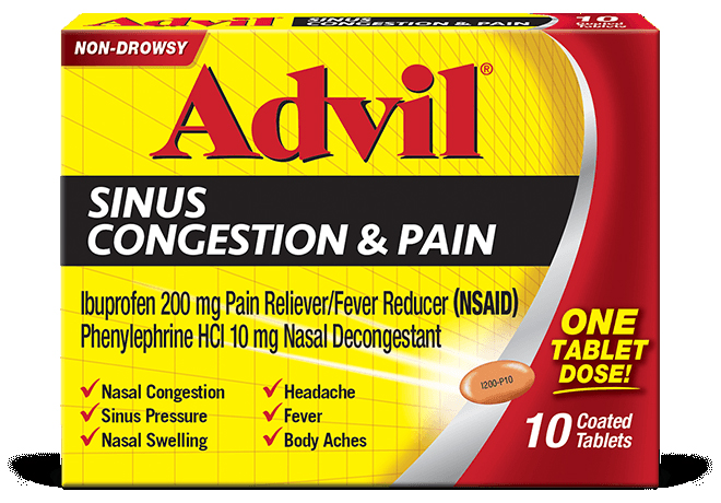 FREE Advil Sinus Congestion & Pain Tablets at Rite Aid