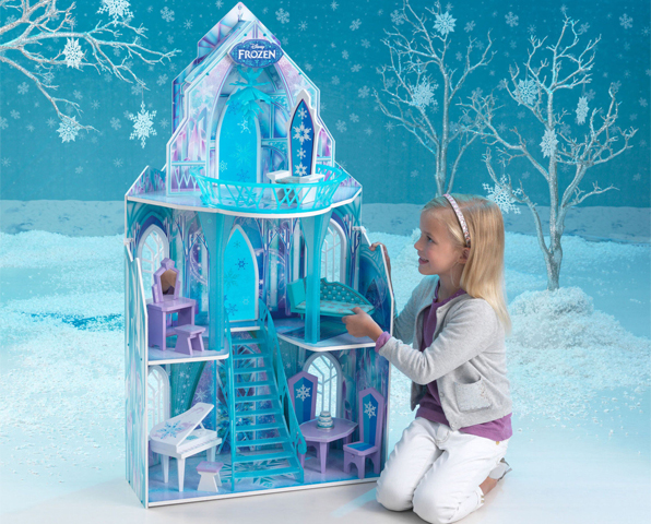 frozen castle dollhouse