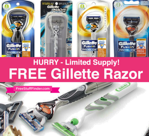 get free gillette razor