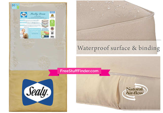 sealy organic cotton crib mattress