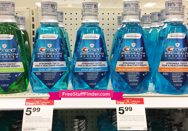 target crest mouthwash