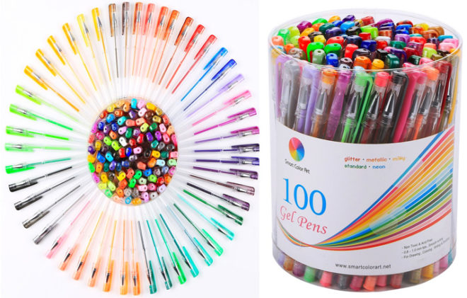 100 pack gel pens