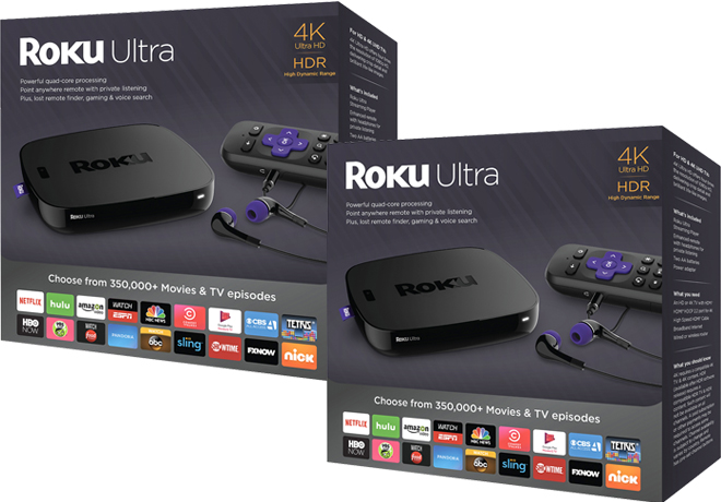 $79.95 (Reg $220) Roku Ultra Streaming Media Player Pack + FREE Shipping