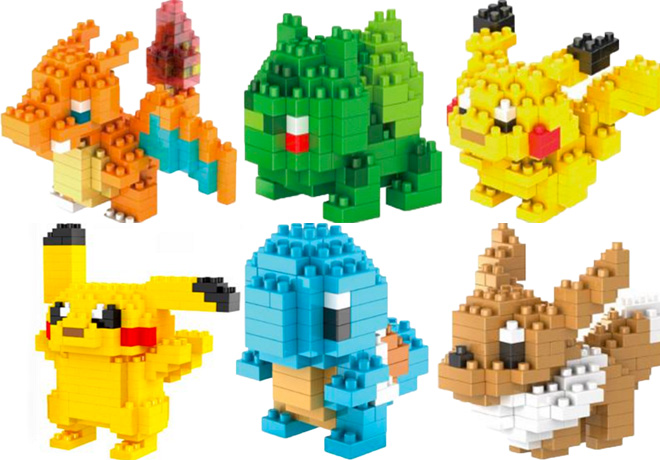 $4.90 (Reg $10) Pokemon Micro-Block Figures + FREE Shipping