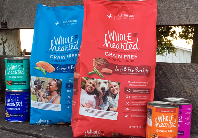 FREE 6-lb Bag WholeHearted Dog Food 
