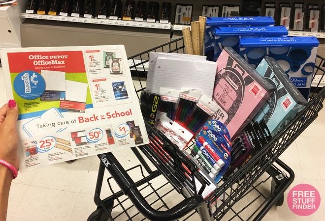 HOT* Back To School Deals at Office Depot & Office Max ($ Penny Office  Supplies!) | Free Stuff Finder