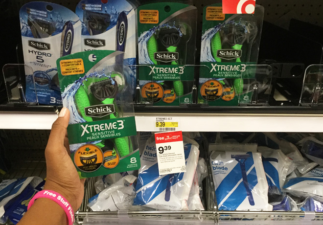 schick xtreme 3 target