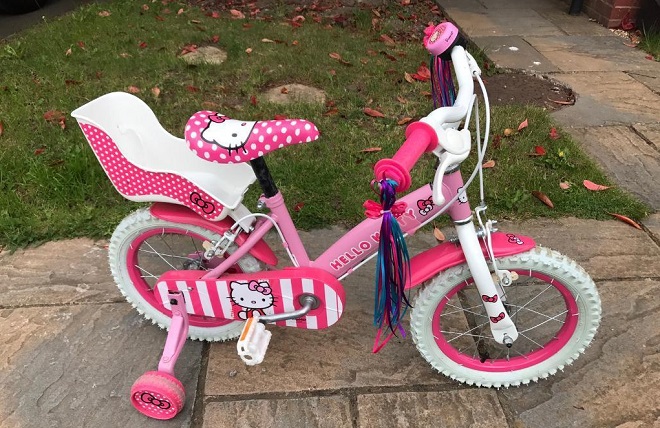 Hello kitty girls online bike