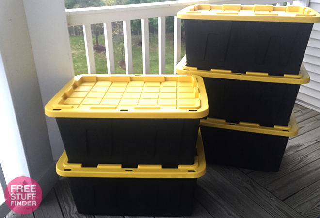 Greenmade 27-Gallon Storage Totes ONLY $5.50 Each at Office Depot ...