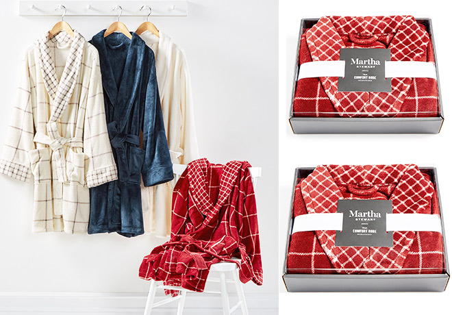 Macy's : $19.99 (Reg $60) Martha Stewart Plush Bath Robes + FREE Pickup ...