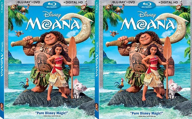 $7.99 (Reg $28) Disney’s Moana DVD, Blu-ray & Digital Copy + FREE Shipping