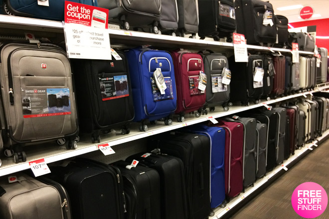 target coupon luggage