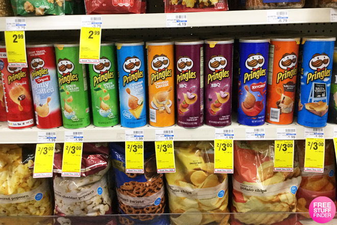 $1 (Reg $2) Pringles Chips at CVS (Print Now!)