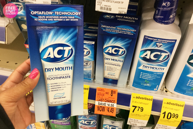 act dry mouth toothpaste