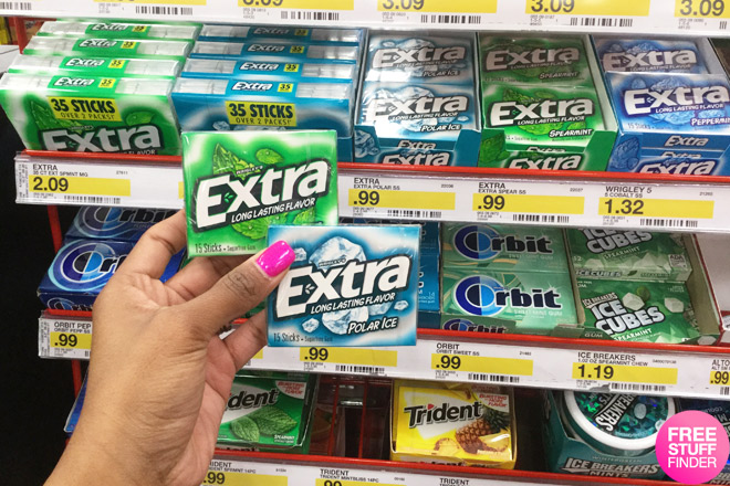 $0.25 (Reg $0.99) Extra Gum Single Packs at Target