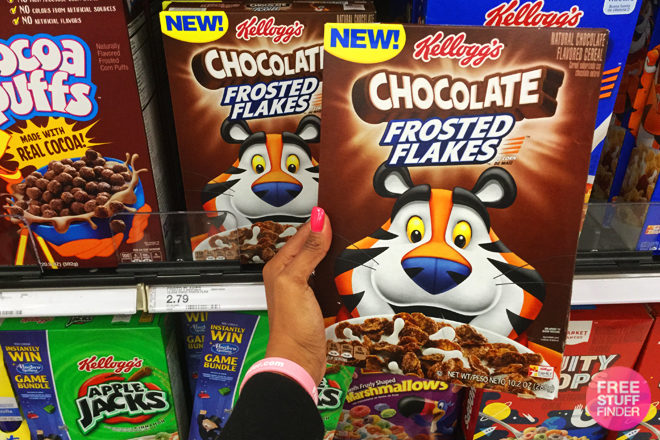 $1.30 (Reg $2.79) Kellogg’s Chocolate Frosted Flakes Cereal at Target