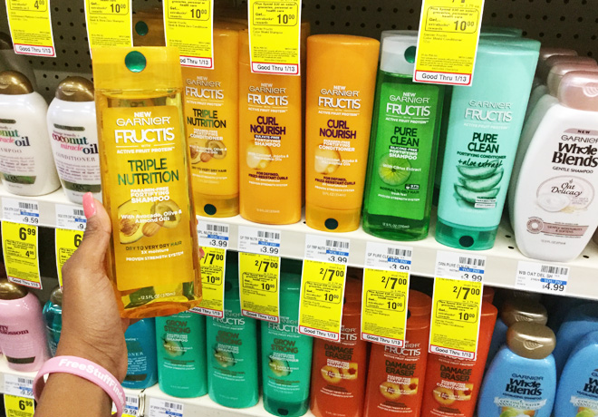 *HOT* $1.08 (Reg $4) Garnier Fructis Shampoo or Conditioner at CVS