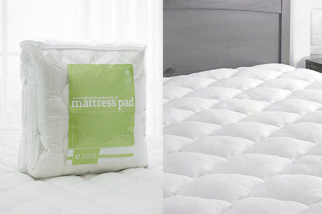 extra plush bamboo mattress pad