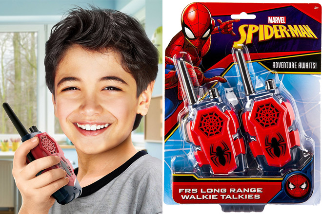 HOT* $ (Reg $25) Marvel Spiderman Homecoming Kids Walkie Talkies | Free  Stuff Finder