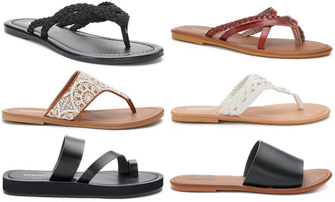 kohls sandals ladies