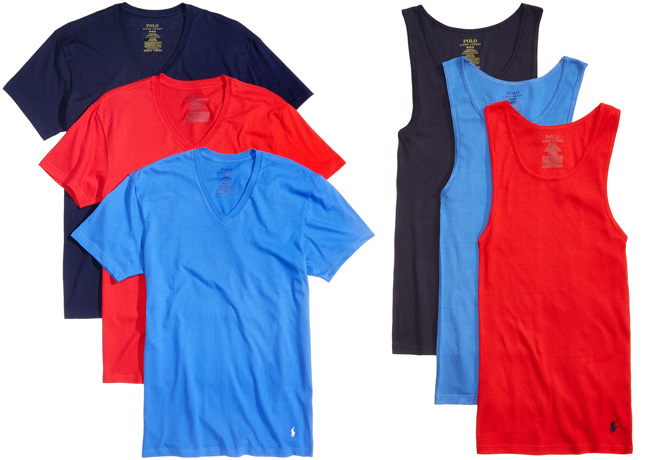 Macy's: Polo Ralph Lauren Mens 3-Pack Tees or Tanks Only $ (Just $  Each!) | Free Stuff Finder