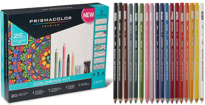 Download Prismacolor Adult Coloring Book 25 Piece Kit Only 9 91 Regularly 25 Free Stuff Finder