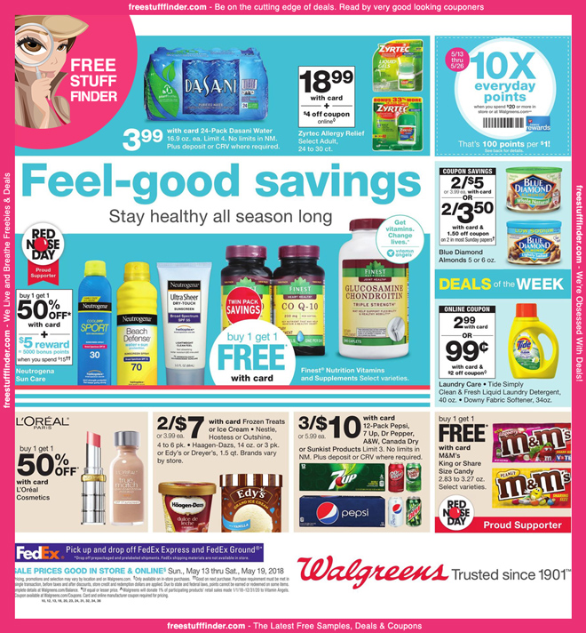 *HOT* Walgreens Ad Preview (Week 5/13 – 5/19)