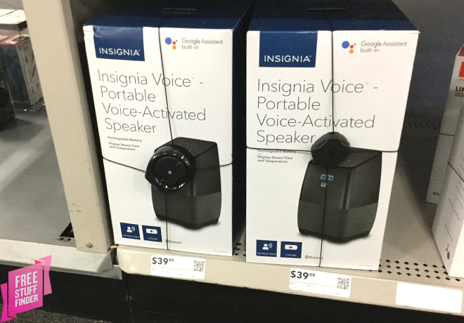 insignia voice portable voice activated speaker