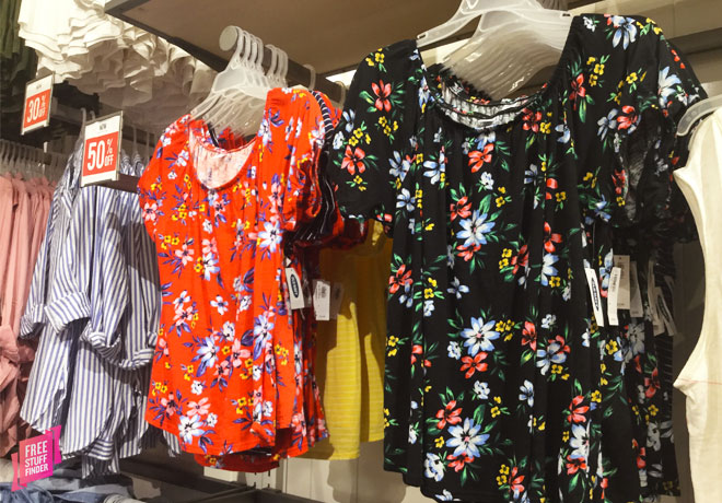 old navy clearance womens tops