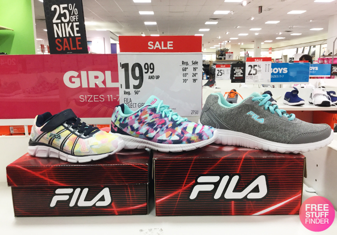 jcpenney fila shoes