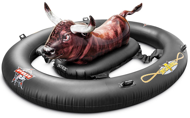 intex bull pool float