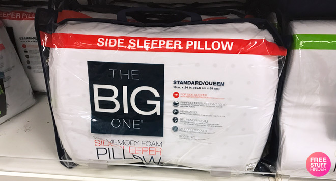 kohl's the big one memory foam pillow