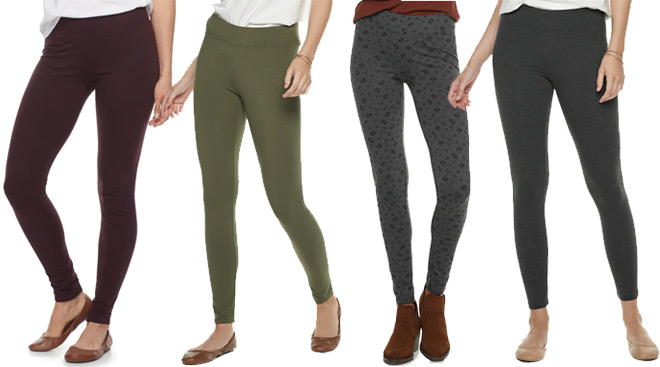 Kohl's: Sonoma Women's Leggings From Only $6.99 + FREE Shipping ...