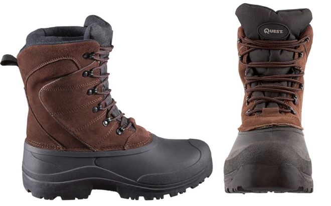 Quest men's pac 400g winter boots on sale