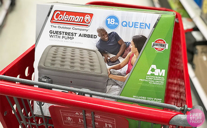 Coleman 18-Inch Double High Queen Airbed Only $44.99 + FREE Shipping (Reg $90)