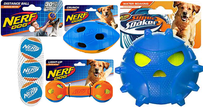 are nerf dog toys safe