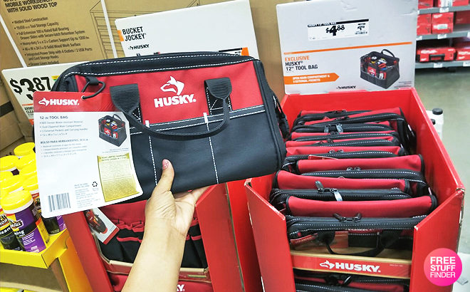 home depot husky tool backpack