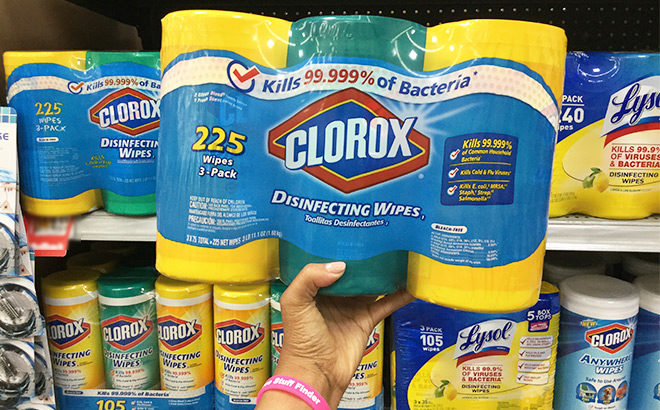 Clorox Disinfecting Wipes 225-Count for $9