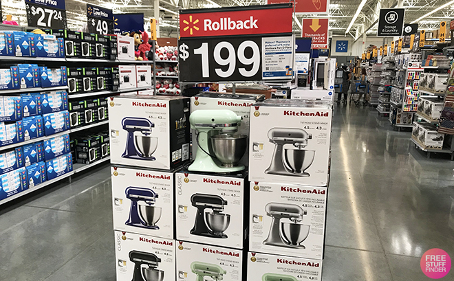 walmart kitchenaid mixer clearance