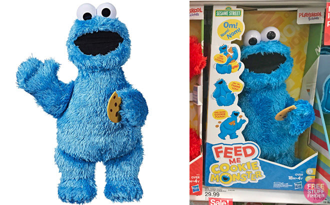 cookie monster interactive toy