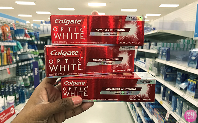 target optic white toothpaste